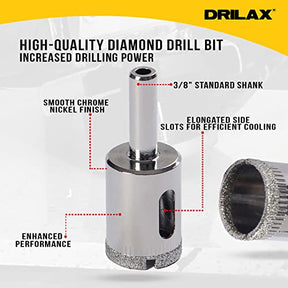 5/8 inch Chrome Series Diamond Hole Saw Drill Bit – Drilax Tools