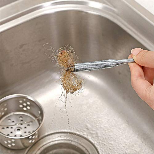 Drain Clog Remover Tool - Flexible Household Sink Grabber With 4